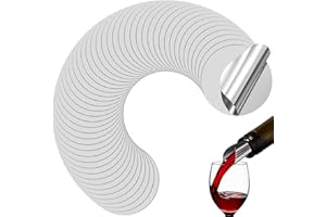 TAIVIN 20 Pezzi Salvagoccia Vino,Versatore di Vino in Alluminio,Versatore di Riutilizzabili in Alluminio,Adatto per Bottiglie di Vino, ristoranti, Bar, Famiglie e Feste (50 Pezzi)