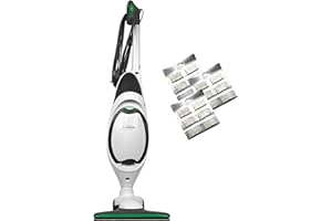 DIERRESTORE Aspirapolvere -FOLLETTO- VK150 NUOVA + Spazzola E Sottospazzola HD50 - MOTORE da 60.000 giri/min ULTRA POTENTE – SOLO SCOPA CON PROFUMINI