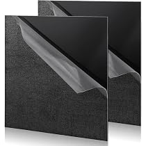 10 Plaques Acryliques Noires 297x210x2mm - Pour DIY, Artisanat Ou Encadrement - Avec Film Protecteur - USENG