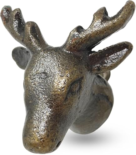 Pomelli Per Cassetti A Forma Di Animale - Oro Brillante, 16 Modelli, Con Viti - Foto 6