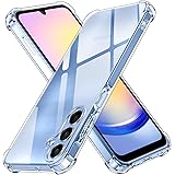 iVoler Cover per Samsung Galaxy A25 5G, Custodia Antiurto Trasparente per Assorbimento degli Urti con Paraurti in TPU Morbido