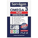 Sorvagen Omega3 Plus 1200mg Balık Yağı, 60 Kaps&uuml;l