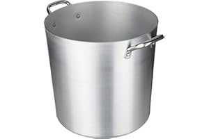 Pentole Agnelli Linea Aluminium 2 mm Casserole avec Deux poignées en INOX, Argent, 30 cm