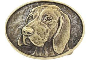 BELTINGER Gürtelschnalle Deutsch Kurzhaar 4,0 cm | Buckle Wechselschließe Gürtelschließe 40mm Massiv | für Jagd-Outfit