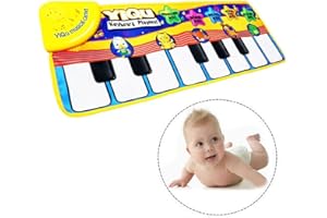 Itian Ensemble de Piano Musical, Tapis Musical Activité pour Tout-Petit Enfant Gym Play Mats, Coldplay Music Couverture de Clavier de Piano