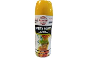 Asmaco Spray Paint Yellow 400ml 0.30 Liters 3270