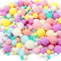 500 Pompon Colorati Da 10mm - Palline Morbide Per Decorazioni E Lavoretti Creativi - Foto 11