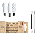 LastSwab Reusable qtips Double Pack - Reusable Cotton Swabs for Ear Wax Cleaning and Pointed qtips for Makeup removal - Zero Waste Eco friendly, Organic Sustainable products