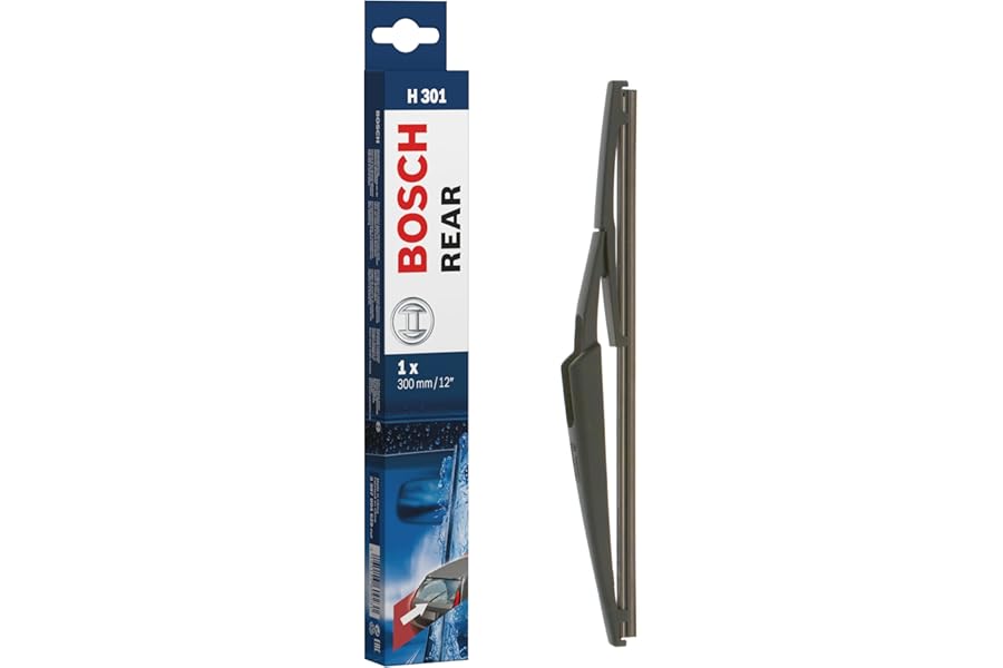 Bosch Rear Wiper H 301 - Excellent Cleaning Performance - Replacement Blade for Back Windscreen - 1 Blade, 300mm