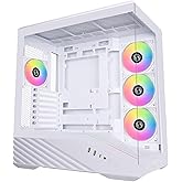 Lian Li V100 ATX Mid-Tower PC Kasası, 4 x 120 mm ARGB PWM Fanlar &Ouml;nceden Kurulmuş, LED RGB Şerit, Temperli Camlı Ekran Platfo