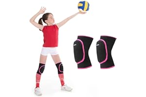 ONTYZZ Ginocchiere Pallavolo Donna Ginocchiera Morbido Sportiva Caldo Ginocchiera Pallavolo Bambina Ginocchiere Danza Ginocchio Protezione per MTB Pallamano Snowboard Calcio Wrestling Ginocchiere Uomo