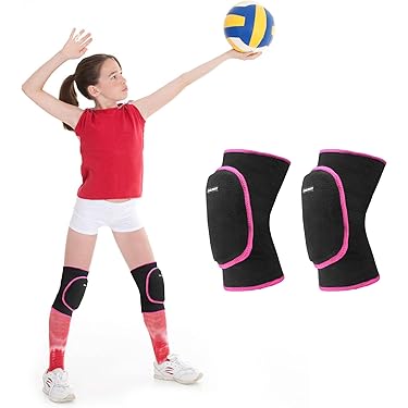 Ginocchiere Sportive JRYXDS - 2 Pezzi Per Pallavolo, Danza E Corsa - Protezione Antishock Unisex - Blu - Foto 6