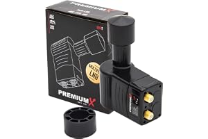 Premium X Rocket Twin LNB 2 fack för 2 deltagare 4K Full HD
