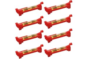 LAINIKE 8 pcs Hanging Bubble Line Level String Line Level Post String Spirit Level for Plumbing Surveying Bricklaying Engineering Metalworking Tiling Building Trades