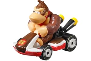 Die Cast DieCast - GRN24 - Modellino KART 5cm DONKEY KONG Standard Kart da SUPER MARIO KART - Multicolore - 1/64 6cm