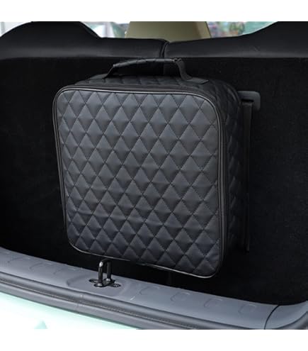 Borsa Portaoggetti Audi E-tron Per Bagagliaio | Originale Con Logo | Nero | 70x37x20 Cm