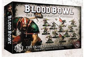 GAMES WORKSHOP 10076700999 Blood Bowl : The Skavenblight Scramblers Game