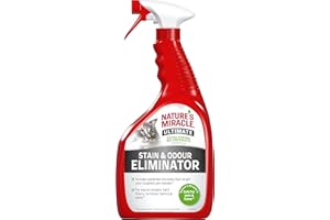 Nature's Miracle Ultimate Stain & Odour Eliminator Gato, centra en las manchas más difíciles, aroma fresco y ligero, 946 ml