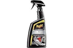 Meguiar's Ultimate All Wheel Cleaner Iron Remover 709ml, Changes Colour as it Cleans! - G180124EU, Brown,Purple