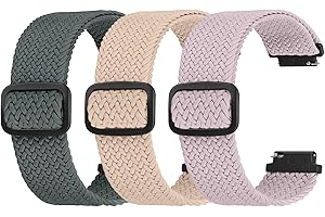 Ecogbd Bracelet de Montre en Nylon Libération Rapide 16mm 18mm 20mm 22mm, Sangle de sport respirante réglable en douceur pour Homme Femme