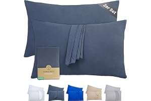 Terra Beds Örngott 50 x 70 (set med 2) – 100 % bomull, jersey, 160 g/m², Oeko-Tex certifierat – örngott 50 x 70 för kudde 50