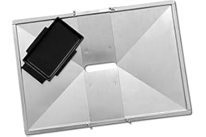 Nordic Bbq Store Ersatz-Fettwanne mit verstellbarer Länge (50,8–61 cm) für Grills von Biltema, Lucifer, Napolean, Landmann und anderen europäischen Marken, Universal-Fettwanne für Gasgrills