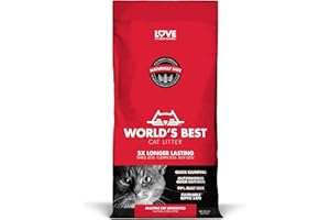 WORLD'S BEST CAT LITTER Worlds Best Cat Litter 8lb (3.63kg) Multiple Cat Unscented