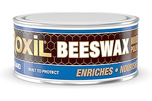 Roxil Cire d'Abeille (300g) pour l'Entretien et la Protection du Bois - Mélange de Cire d'Abeille Naturelle Imperméable Multi-Fonctionnelle - Nourrit, Protège et cache les Rayures
