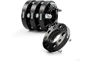 Orion Motor Tech 5x4.5 Hubcentric Wheel Spacers 1 inch 70.5mm Bore with M14x1.5 Studs Compatible with 2015-2022 Ford Mustang EcoBoost 2020-2022 Explorer, 25mm Hub 5x114.3 Wheel Spacer Kit, Set of 4