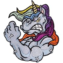 Toppa Ricamata Unicorno Con Velcro - Per Zaini, Giubbotti E Abbigliamento Sportivo - Foto 3