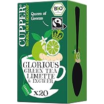 Cupper Grüner Tee Bio, Limette und Ingwer, fair gehandelt, 20 ...