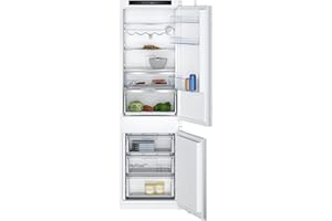 Bosch Balay - Frigorífico Combi Integrable, NoFrost, Cajón ExtraFresh, Botellero Cromado, luz LED, Tecnología EcoAirFlow, Inverter, Puertas Reversibles, 3KIE734F
