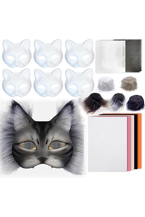 Fursuit Lot De 10 Feuilles De Maille En Plastique PVC Blanc Et Noir De 0,5 Mm - Imperméables Et Imprimables - Pour Masque En Fourrure - Accessoires De Cosplay - Sculpter La