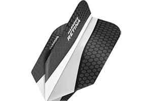 DARTS CORNER Harrows Retina vuelos dardos – 5 juegos (15) – 100 micras Extra fuerte – Slim – transparente