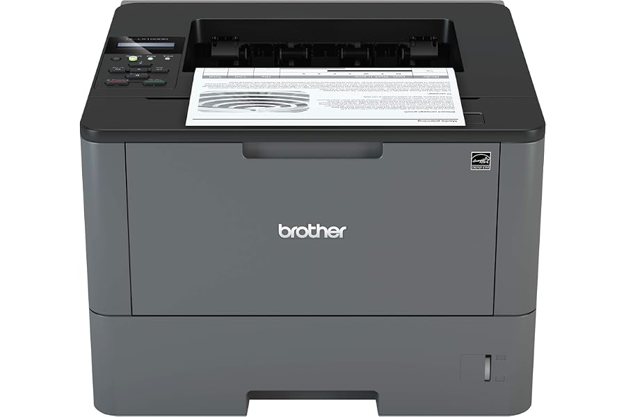Brother HL-L5100DN Mono-Laserdrucker (A4, 40 Seiten/min, 1200 x 1200 dpi, LAN, Duplex) schwarz (Zertifiziert und Generalüberholt)