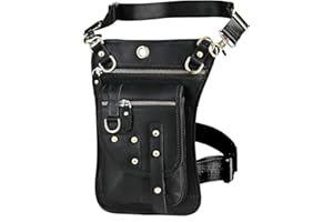 Le'Aokuu Sacs pour Hommes Messager Bandoulière en Cuir Véritable Sac Sports Randonnée