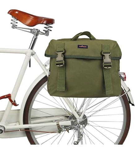 Borsa Portapacchi Posteriore Per Bicicletta, In Poliestere, Con Manico, Antipioggia, Universale, Senza Etichette