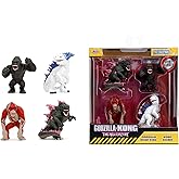 Jada, 253252035, Godzilla 4'l&uuml; Fig&uuml;r Seti, Die-Cast (Metal), Pop-Culture Dizayn, Koleksiyon Fig&uuml;rleri, Godzilla, King Kong, S