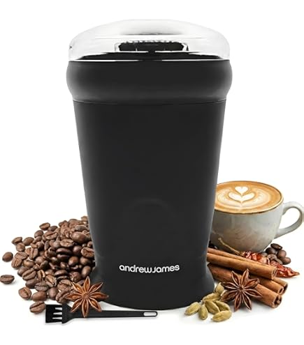 KitchenAid BCG111ER Macinino a lame 160W Nero, Rosso macina caffé