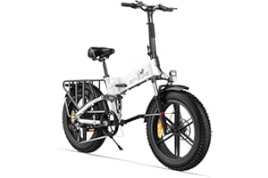 ENGWE ENGINE X Bici Elettrica Pieghevole 250W E-Bike Adulto | 20" × 4.0 Fat Tire Bicicletta Elettrica | 48V 13AH Range 120KM | Sospensione Completa | 7 Velocità Crociera Urbana