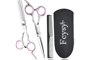 ‎FCYSY Fcysy Professional Thinning Scissors Hair Cutting Set Professional Hair Scissors Set Hairdressing Scissors Hair Cutting Scissors Set Hairdressing Scissors for Women Dogs
