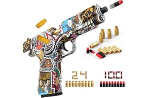 ZERO-G ROADSTER Spielzeug Pistole Kinder, Schaumstoff Shooter Gun mit Soft Bullet, Kinderspielzeug Spielzeugpistole Schieß Spiele, Geburtstag Weihnachten Geschenke für Jungen Mädchen Teenager