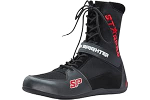 Starpro Boxing Shoes for Training & Competition – Lightweight Wrestling & MMA Footwear for Men & Women - Breathable Supportive Grip Sole