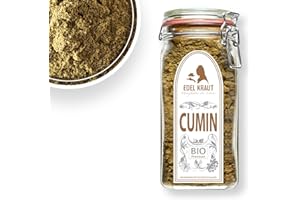 ‎EDEL KRAUT MANUFAKTUR DES LEBENS Kreuzkümmel BIO gemahlen - Pulver 600g im Drahtbügelglas | EDEL KRAUT Premium Gewürze & Gewürzmischungen im Glas - Cumin - Kumin - 100% naturrein aus kontrolliert biologischem Anbau