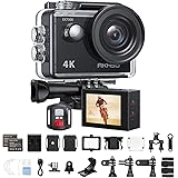 AKASO EK7000 Action Cam 4K, Fotocamera Subacquea WiFi 20MP, Impermeabile 30M, Microfono Esterno Compatibile, Telecomando, 2 B