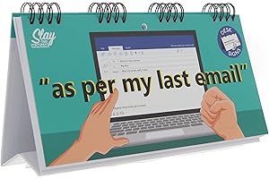 Boxer Gifts As Per My Last Email Flipbook – Office Secret Santa Gifts For Colleagues – Boss Gift - Novelty Desk Signs - Fun Desk Accessories