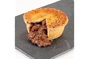 THE LEWIS PIE CO Steak Pie - 6 Deliciously Crafted Meat Pies with Tender Chunks of Steak Encased in a Golden Flaky Crust – Conveniently Delivered to Your Door
