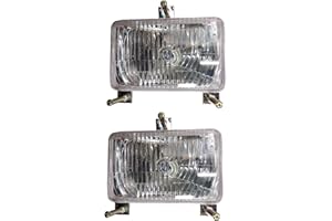 BAJATO APSMOTIV Massey Ferguson 240 Ensemble de phares de tracteur avec ampoules 12 V pour Massey Ferguson 265-275-285-290-298 Landini 200 3000 300 6100 Phare de tracteur artic