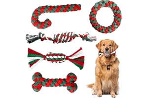 O-Kinee Zabawka dla psa na Boże Narodzenie, 5 szt., zabawka do żucia dla psa, laska cukrowa, zabawka dla psa, niezniszczalna, odpowiednia dla psa