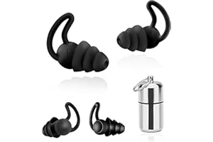 CHLFFUA Ear Plugs for Sleeping Noise Cancelling-Spiral Design for Exceptional Comfort, Silicone Earplugs for Sleeping, Snoring, Work & Studying Traveling Swimming(2 Pairs)